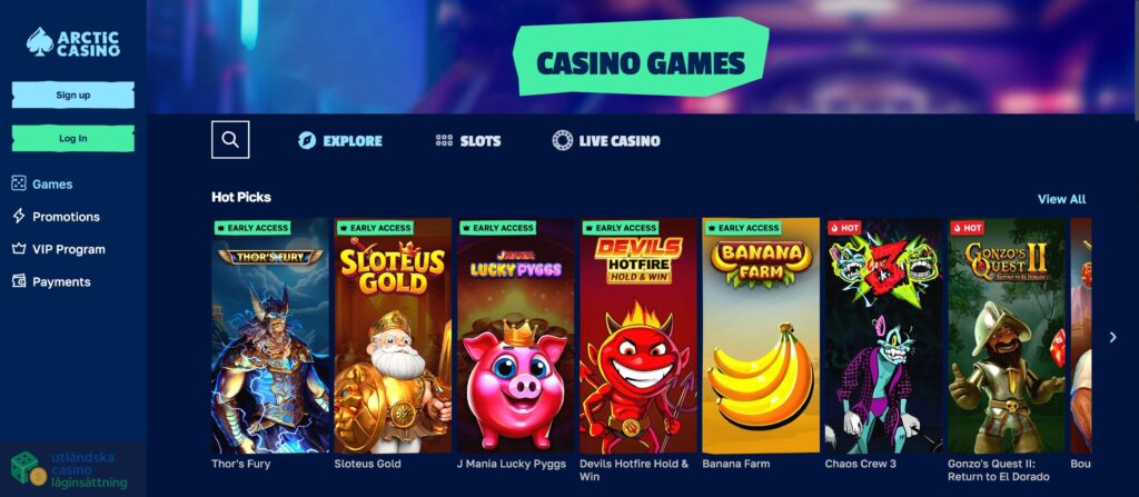 Betalningsmetoder – insättningar & uttag