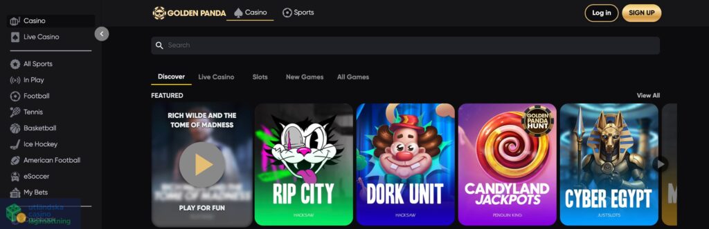 Bonusar & kampanjer hos Golden Panda Casino