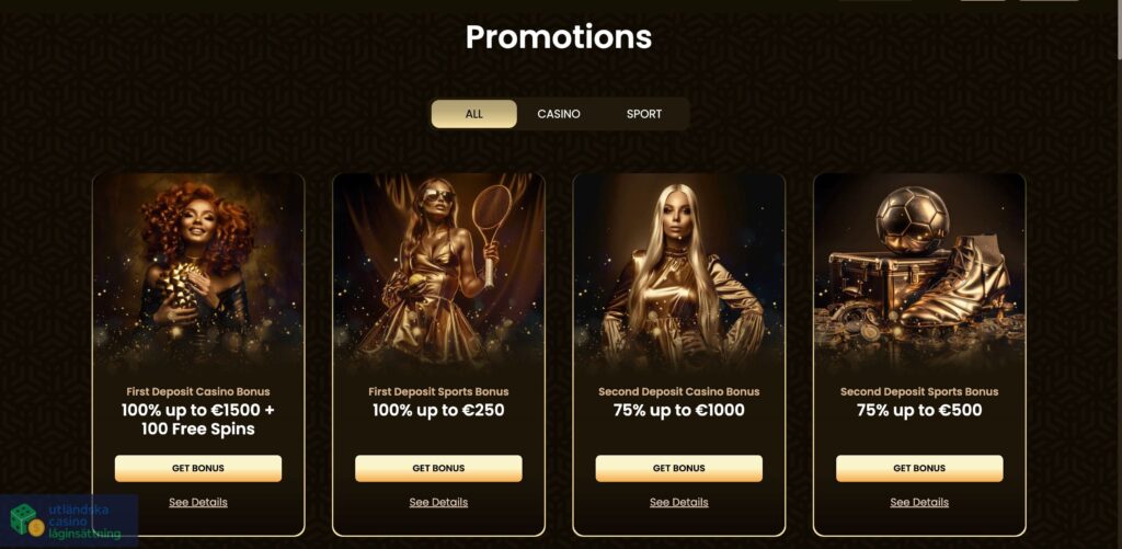 Bonusar & kampanjer hos GoldSpin