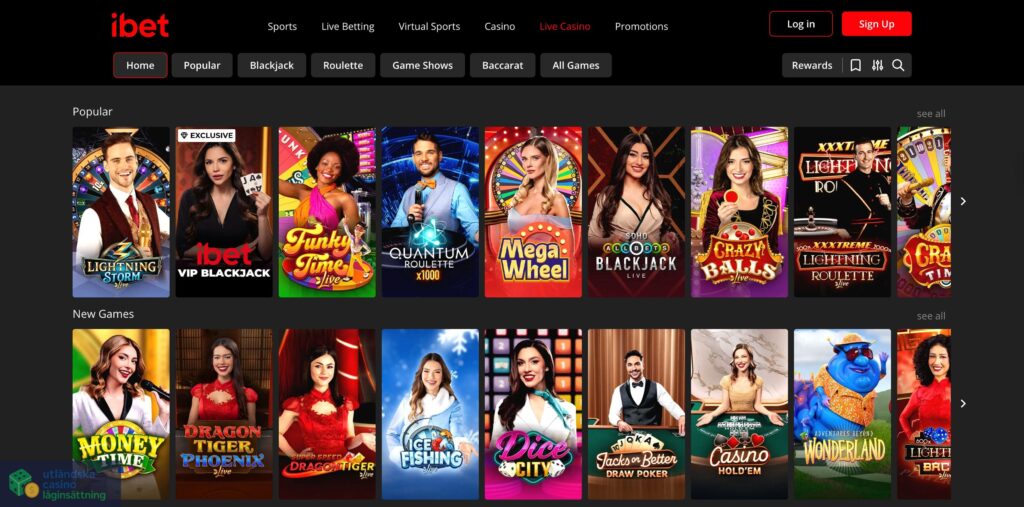 Spelutbud och leverantörer