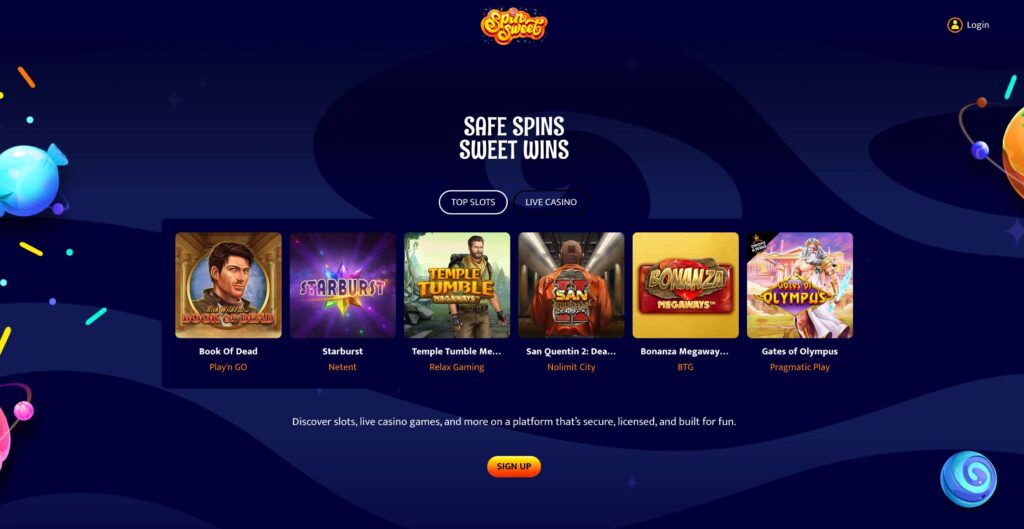 Spelutbud & leverantörer – slots, live och bordsspel